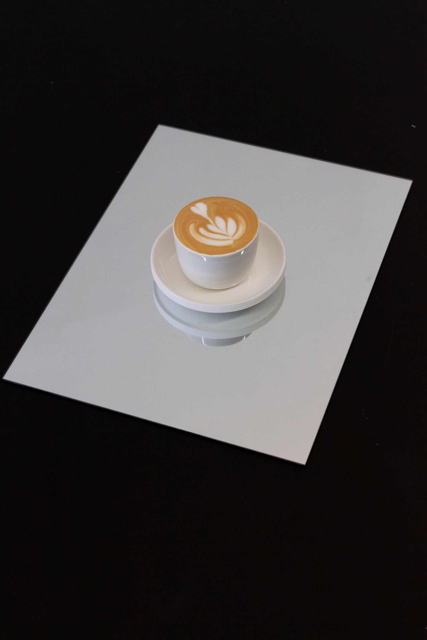 Cappuccino Mit Latte-Art