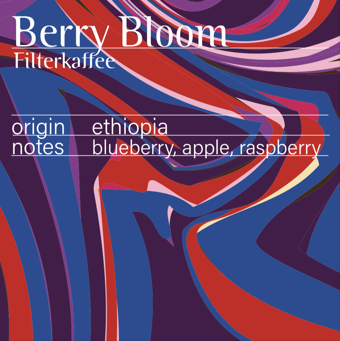 Berry Bloom, äthiopischer Specialty Coffee, Lightroast Coffee Düsseldorf. Röstkaffee