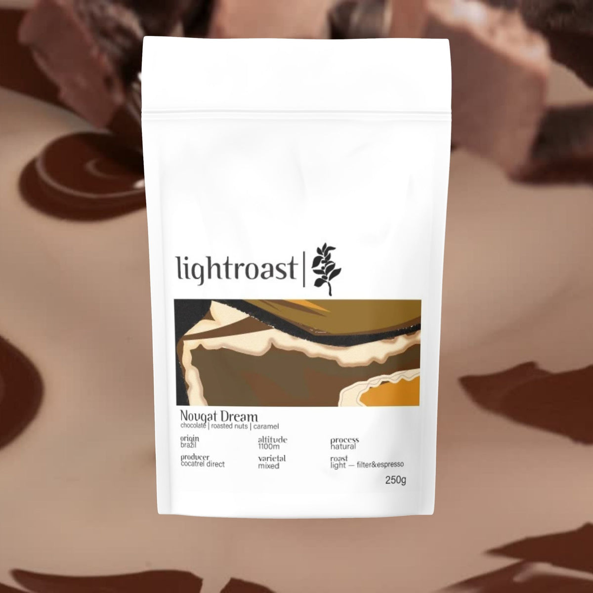 Nougat Dream, Brasilien Specialty Coffee von Lightroast, frisch geröstet in Düsseldorf